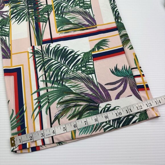 Zac & Rachel XL Palazzo Pants Tropical Palm Print Wide Leg Stretch Travel Beach - Picture 7 of 7